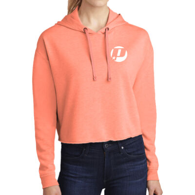 Patapsco Tri-Blend Wicking Fleece Crop Hooded Pullover Thumbnail